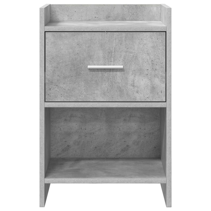 Mese de noptieră Gri Beton 40 x 30 x 60 cm Lemn prelucrat WALTI