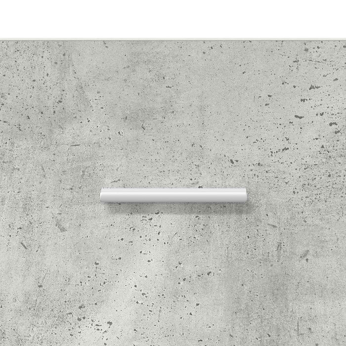 Mese de noptieră 2 pcs Gri Beton 40 x 30 x 60 cm Lemn prelucrat WALTI