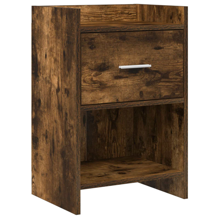 Mese de noptieră Stejar fumuriu 40 x 30 x 60 cm Lemn prelucrat - WALTI WALTI