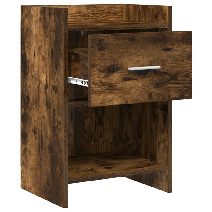 Mese de noptieră 2 pcs Stejar fumuriu 40 x 30 x 60 cm WALTI