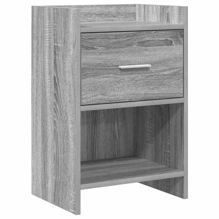 Mese de noptieră Sonoma gri 40 x 30 x 60 cm Lemn prelucrat WALTI