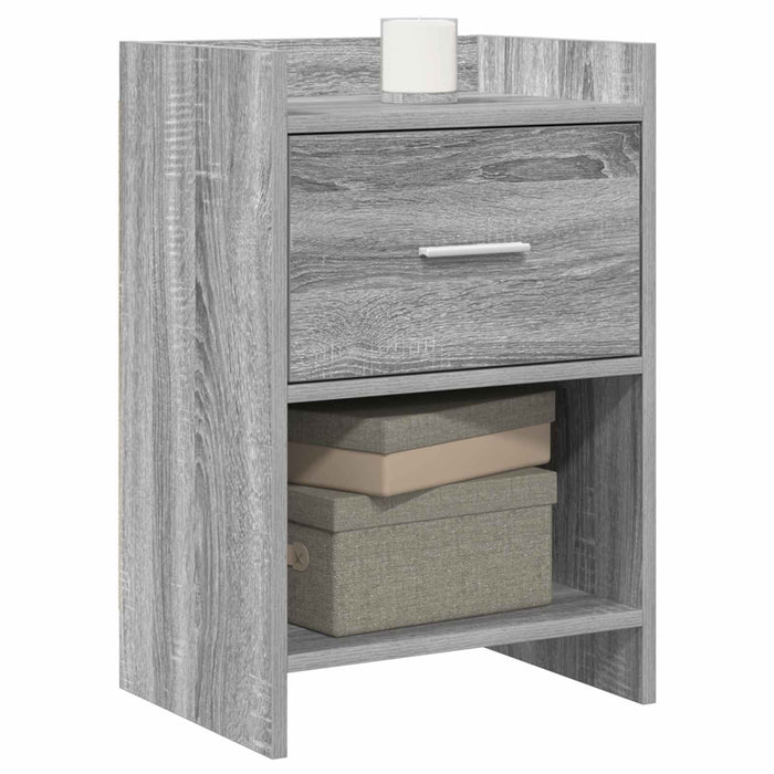 Mese de noptieră 2 pcs Sonoma gri 40 x 30 x 60 cm WALTI