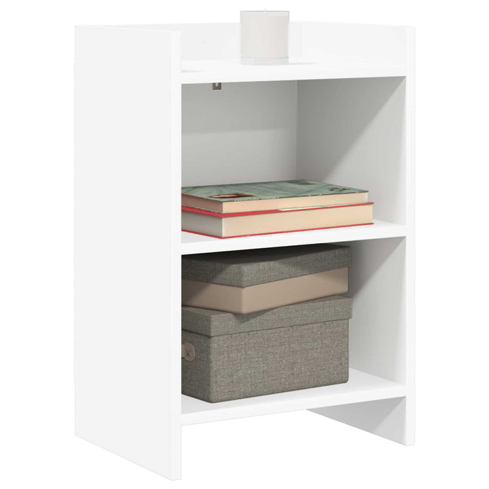 Mese de noptieră Alb 40 x 30 x 60 cm Lemn prelucrat WALTI