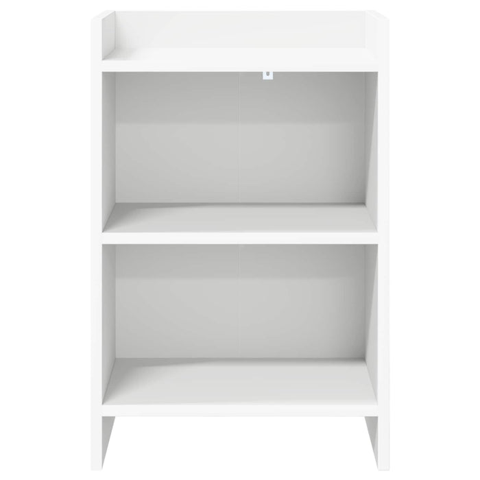 Mese de noptieră 2 pcs Alb 40 x 30 x 60 cm Lemn prelucrat WALTI