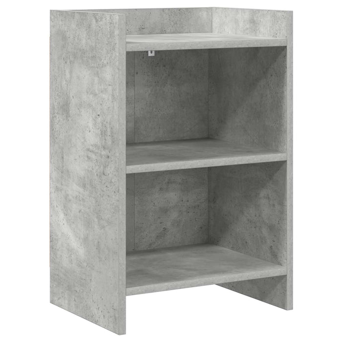 Mese de noptieră Gri Beton 40 x 30 x 60 cm Lemn prelucrat WALTI