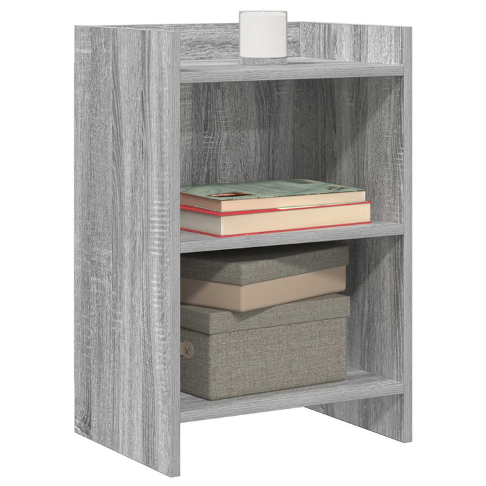 Mese de noptieră Sonoma gri 40 x 30 x 60 cm Lemn prelucrat WALTI