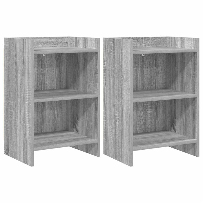 Mese de noptieră 2 pcs Sonoma gri 40 x 30 x 60 cm WALTI