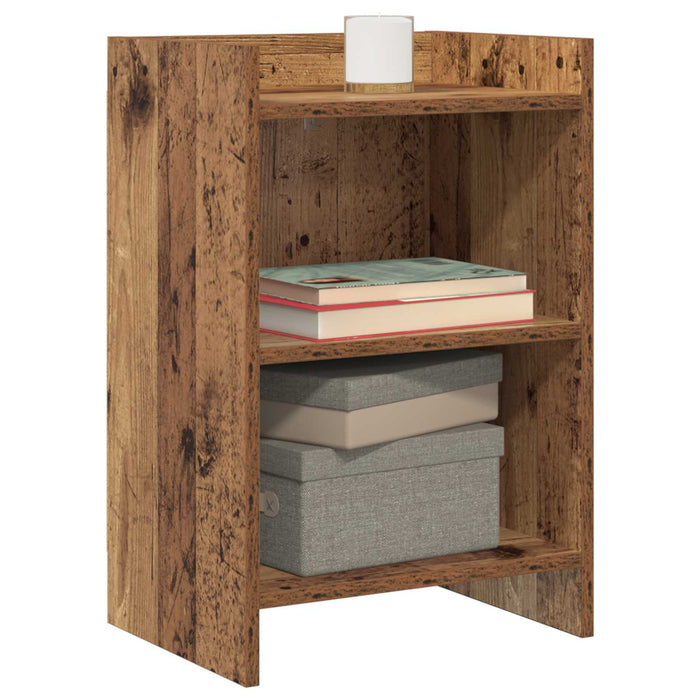 Mese de noptieră 2 pcs Lemn vechi 40 x 30 x 60 cm WALTI