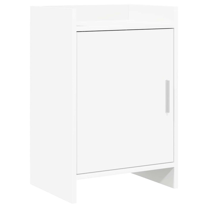 Mese de noptieră Alb 40 x 30 x 60 cm Lemn prelucrat WALTI