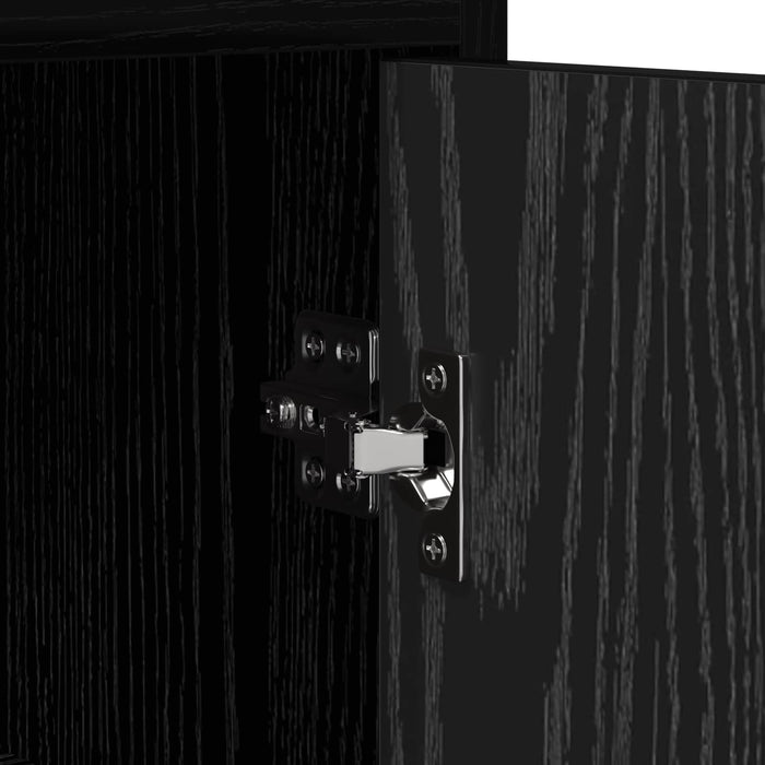 Mese de noptieră Stejar Negru 40 x 30 x 60 cm Lemn prelucrat WALTI