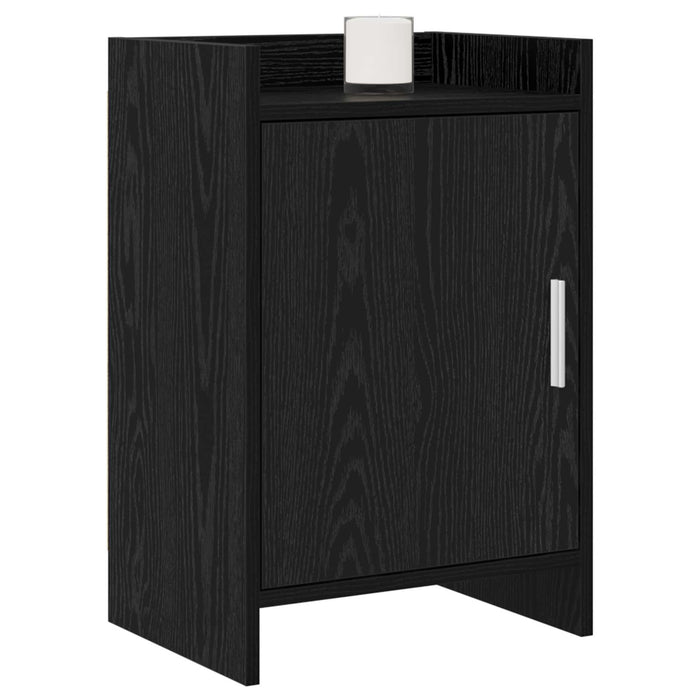 Mese de noptieră 2 pcs Stejar Negru 40 x 30 x 60 cm WALTI