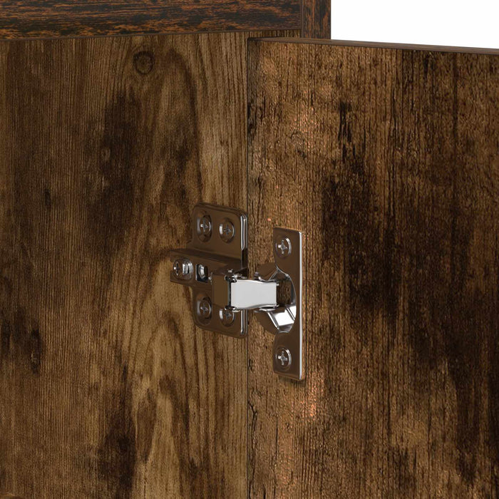 Mese de noptieră 2 pcs Stejar fumuriu 40 x 30 x 60 cm WALTI