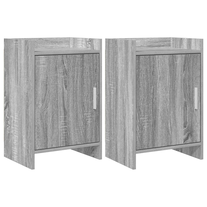Mese de noptieră 2 pcs Sonoma gri 40 x 30 x 60 cm WALTI