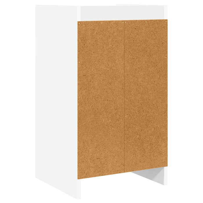 Mese de noptieră Alb 40 x 36 x 70 cm Lemn prelucrat WALTI