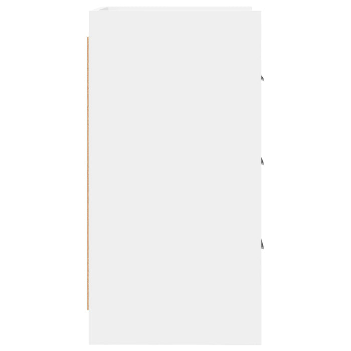 Mese de noptieră Alb 40 x 36 x 70 cm Lemn prelucrat WALTI
