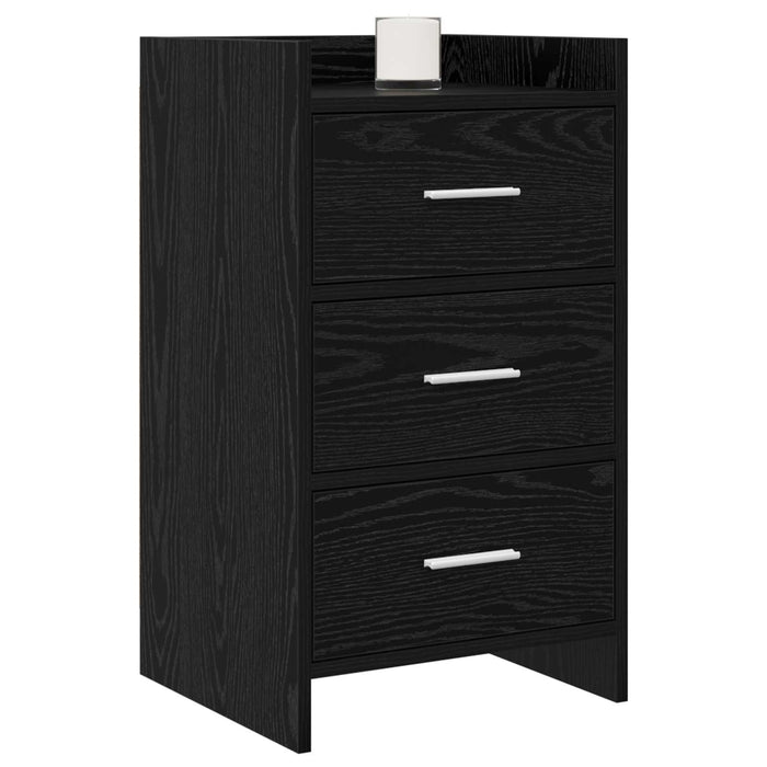 Mese de noptieră Stejar Negru 40 x 36 x 70 cm Lemn prelucrat WALTI