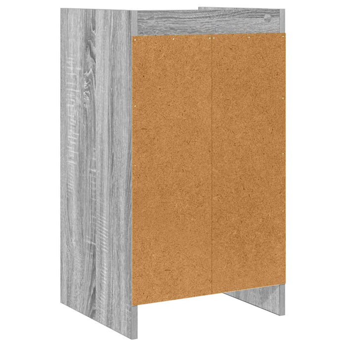 Mese de noptieră Sonoma gri 40 x 36 x 70 cm Lemn prelucrat WALTI