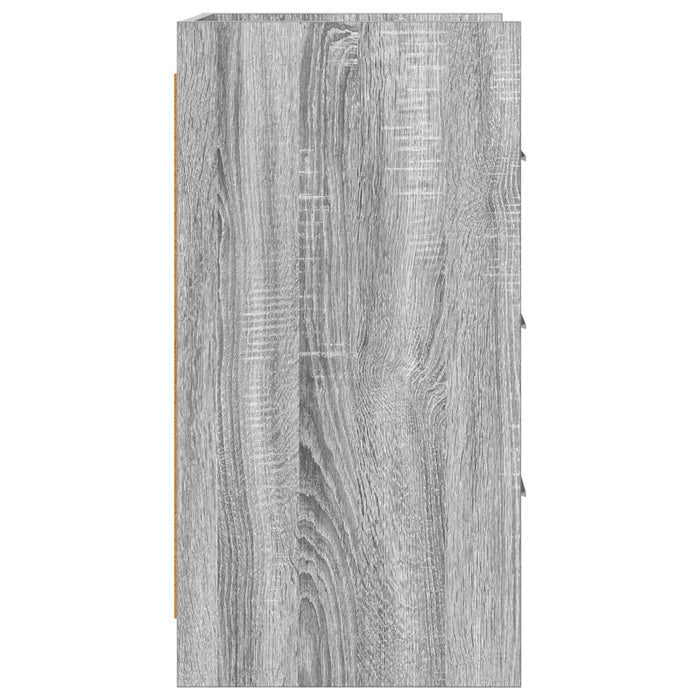 Mese de noptieră Sonoma gri 40 x 36 x 70 cm Lemn prelucrat WALTI