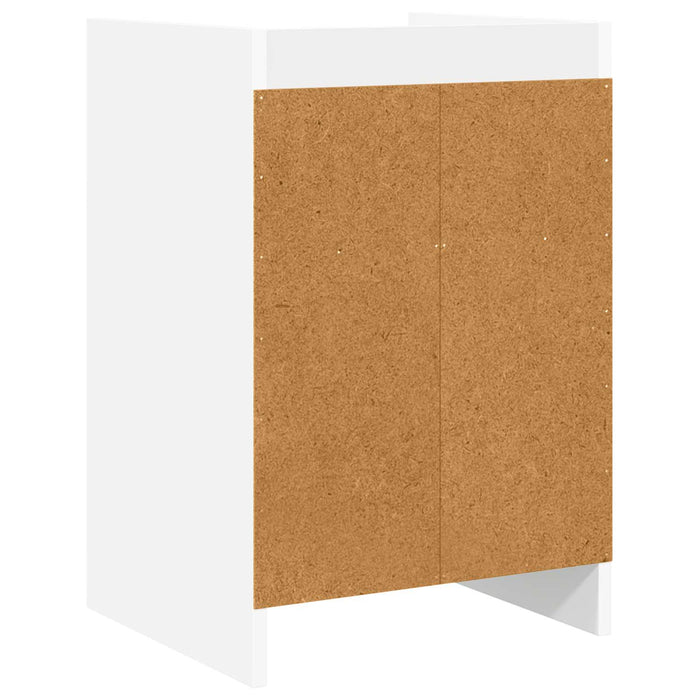 Mese de noptieră Alb 40 x 36 x 60 cm Lemn prelucrat WALTI