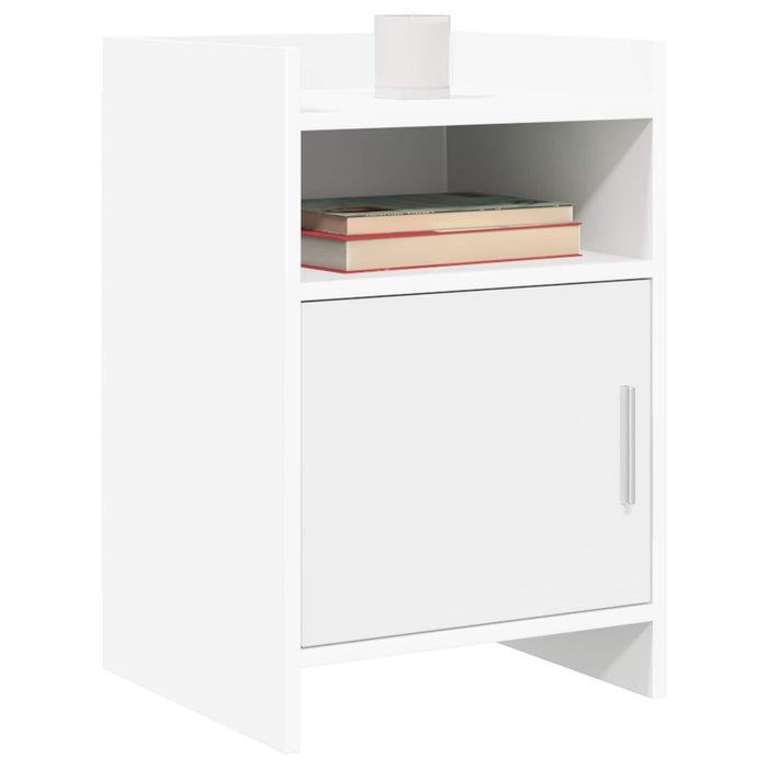 Mese de noptieră Alb 40 x 36 x 60 cm Lemn prelucrat WALTI
