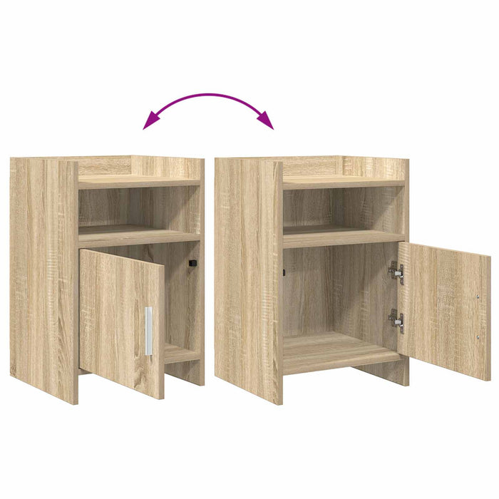 Mese de noptieră 2 pcs Stejar Sonoma 40 x 36 x 60 cm WALTI