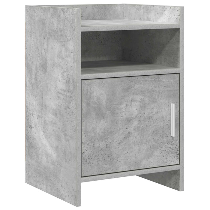 Mese de noptieră Gri Beton 40 x 36 x 60 cm Lemn prelucrat WALTI