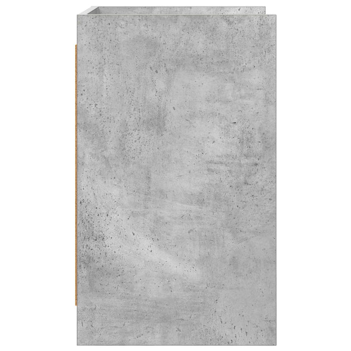 Mese de noptieră Gri Beton 40 x 36 x 60 cm Lemn prelucrat WALTI