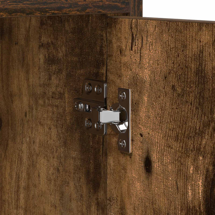Mese de noptieră 2 pcs Stejar fumuriu 40 x 36 x 60 cm WALTI