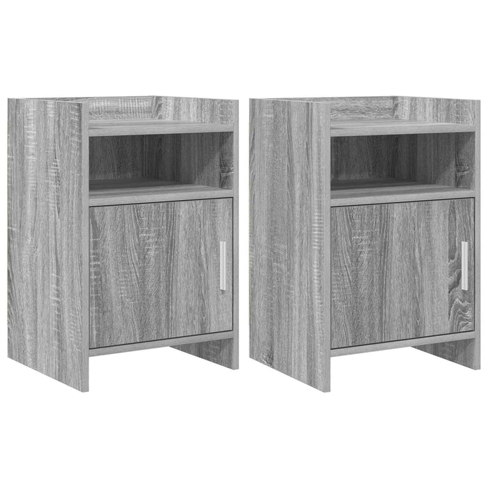 Mese de noptieră 2 pcs Sonoma gri 40 x 36 x 60 cm WALTI