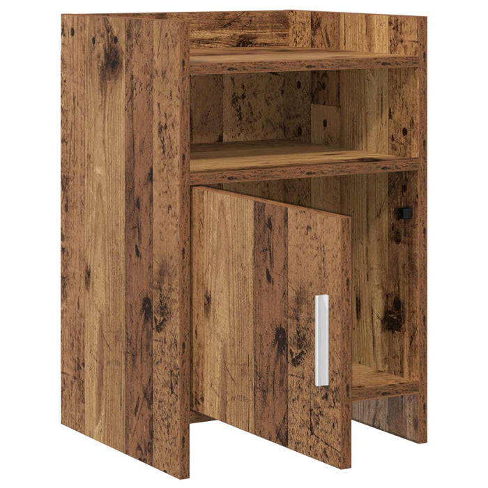 Mese de noptieră 2 pcs Lemn vechi 40 x 36 x 60 cm WALTI