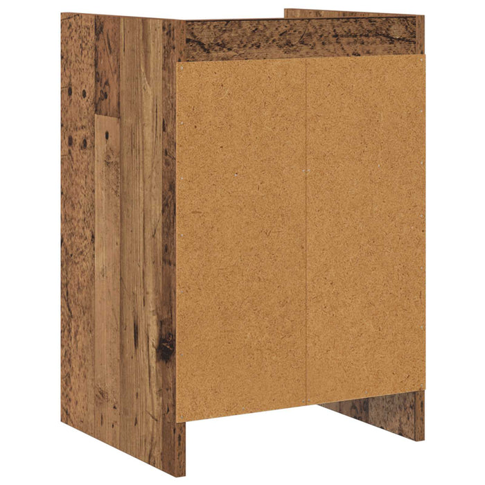 Mese de noptieră 2 pcs Lemn vechi 40 x 36 x 60 cm WALTI