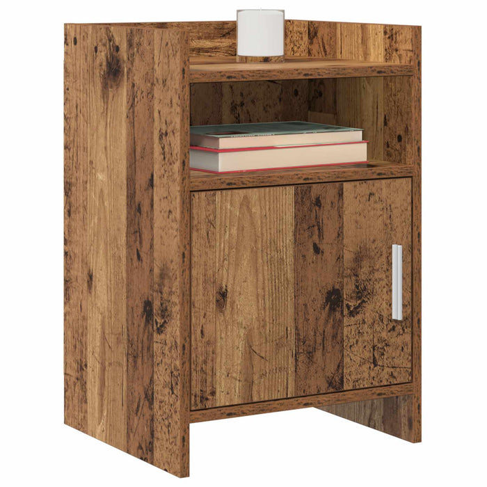 Mese de noptieră 2 pcs Lemn vechi 40 x 36 x 60 cm WALTI