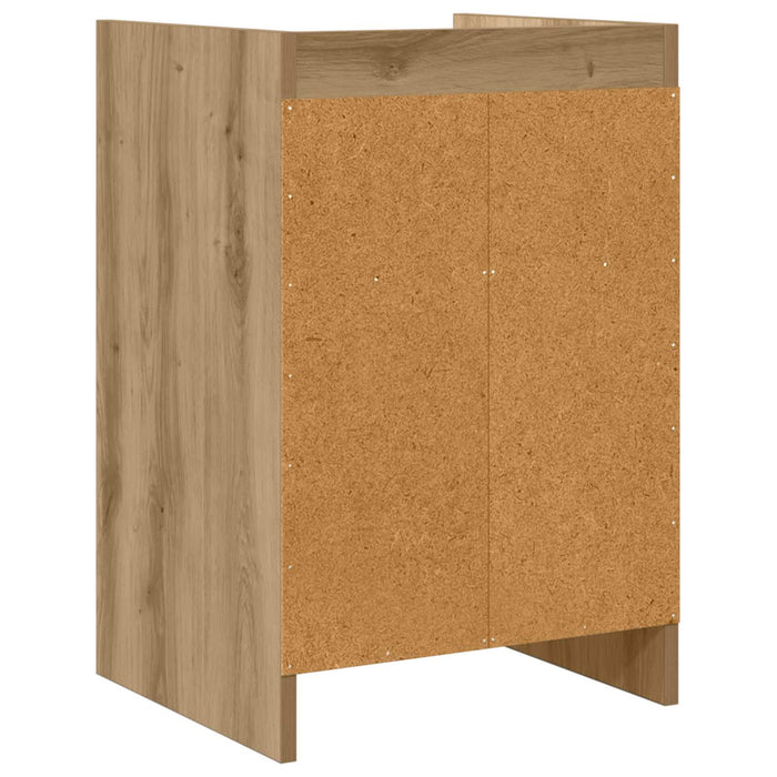 Mese de noptieră 2 pcs Stejar Artizanal 40 x 36 x 60 cm WALTI