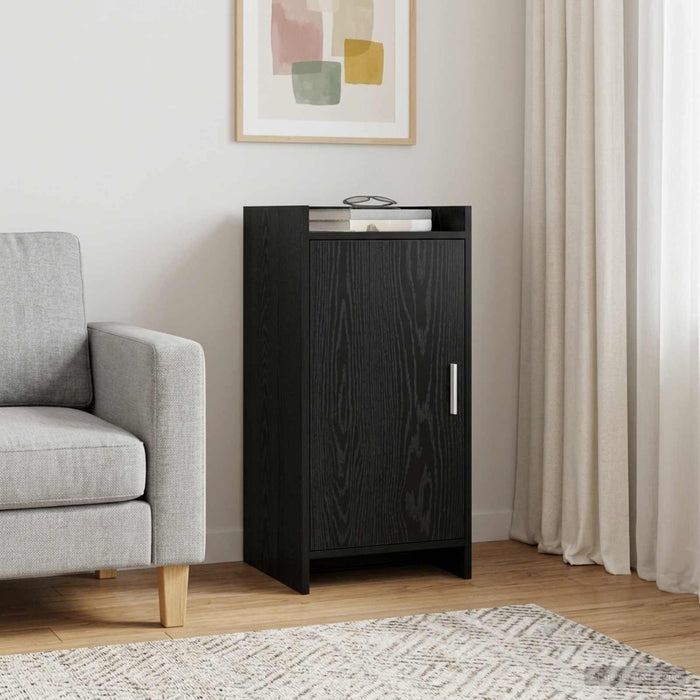 Bufet Stejar Negru 40 x 36 x 80 cm Lemn prelucrat - WALTI WALTI