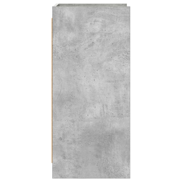 Bufet Gri Beton 40 x 36 x 80 cm Lemn prelucrat WALTI
