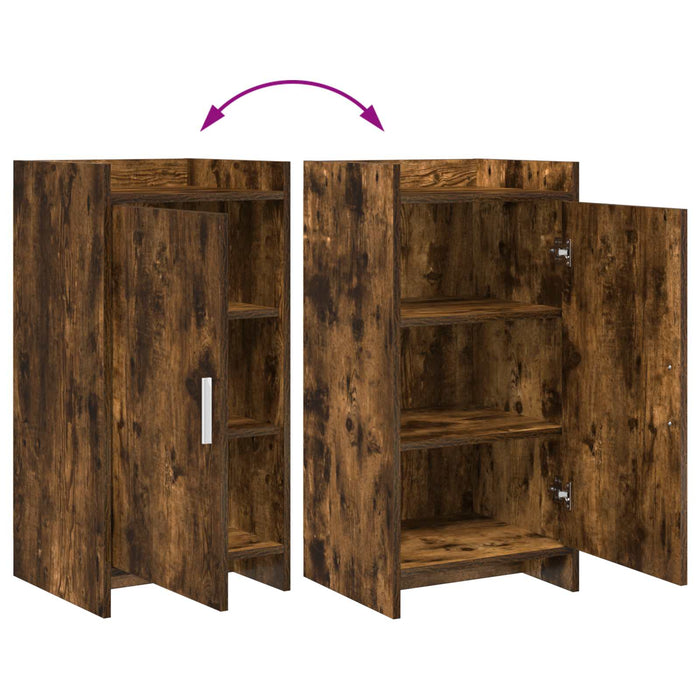 Bufet Stejar fumuriu 40 x 36 x 80 cm Lemn prelucrat WALTI