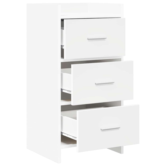 Bufet Alb 40 x 36 x 80 cm Lemn prelucrat WALTI