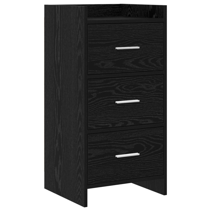 Bufet Stejar Negru 40 x 36 x 80 cm Lemn prelucrat WALTI