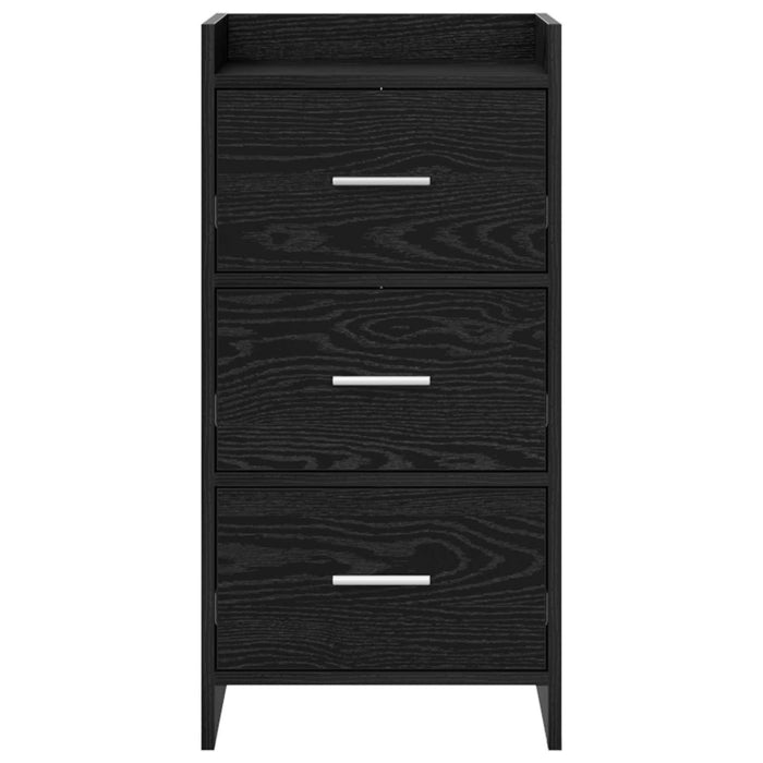 Bufet Stejar Negru 40 x 36 x 80 cm Lemn prelucrat WALTI