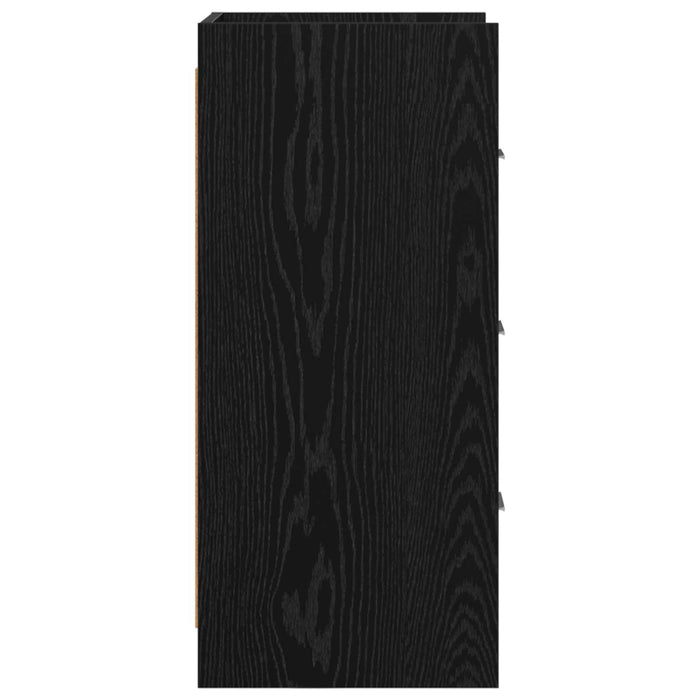 Bufet Stejar Negru 40 x 36 x 80 cm Lemn prelucrat WALTI