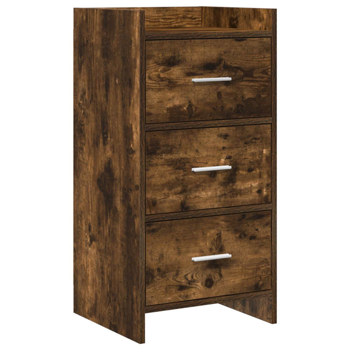 Bufet Stejar fumuriu 40 x 36 x 80 cm Lemn prelucrat WALTI
