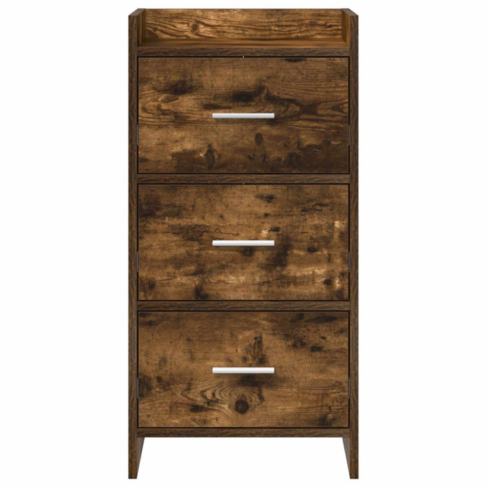 Bufet Stejar fumuriu 40 x 36 x 80 cm Lemn prelucrat WALTI