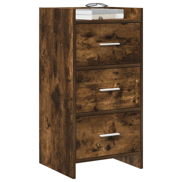 Bufet Stejar fumuriu 40 x 36 x 80 cm Lemn prelucrat WALTI