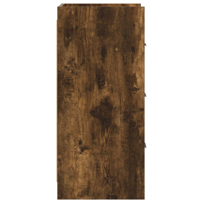 Bufet Stejar fumuriu 40 x 36 x 80 cm Lemn prelucrat WALTI