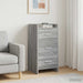 Bufet Sonoma gri 40 x 36 x 80 cm Lemn prelucrat - WALTI WALTI