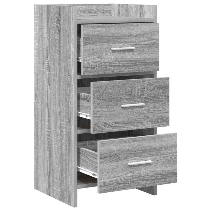 Bufet Sonoma gri 40 x 36 x 80 cm Lemn prelucrat WALTI