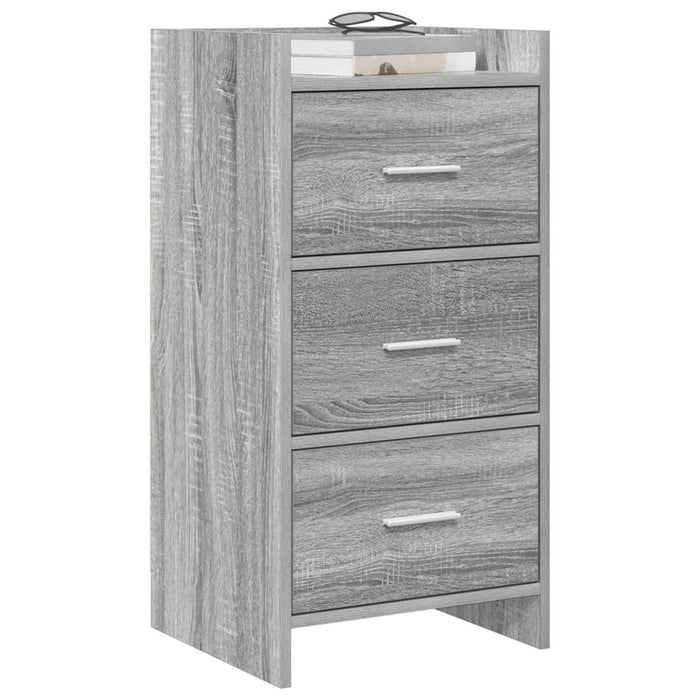 Bufet Sonoma gri 40 x 36 x 80 cm Lemn prelucrat WALTI
