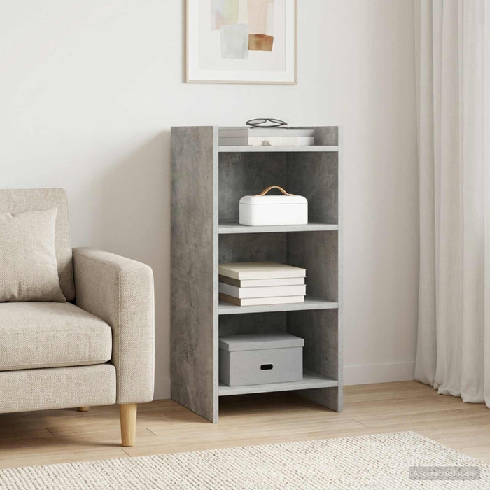 Bufet Gri Beton 40 x 36 x 80 cm Lemn prelucrat - WALTI WALTI