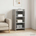 Bufet Gri Beton 40 x 36 x 80 cm Lemn prelucrat - WALTI WALTI