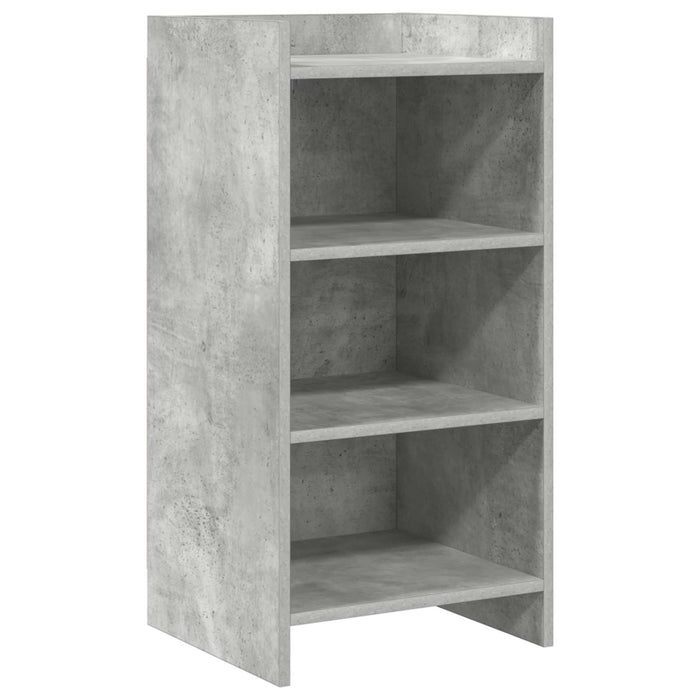 Bufet Gri Beton 40 x 36 x 80 cm Lemn prelucrat WALTI